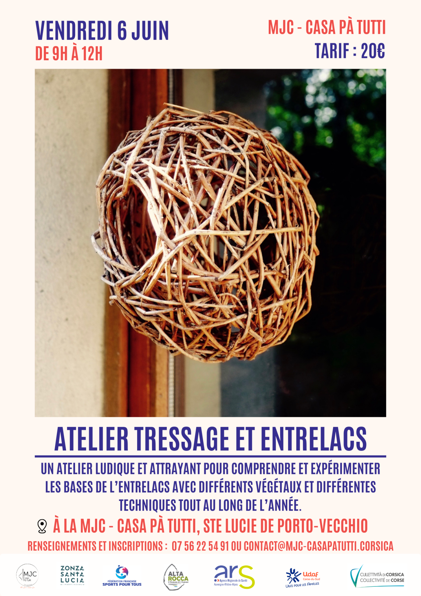 06 06 25 atelier de tressage et d entrelacs affiche