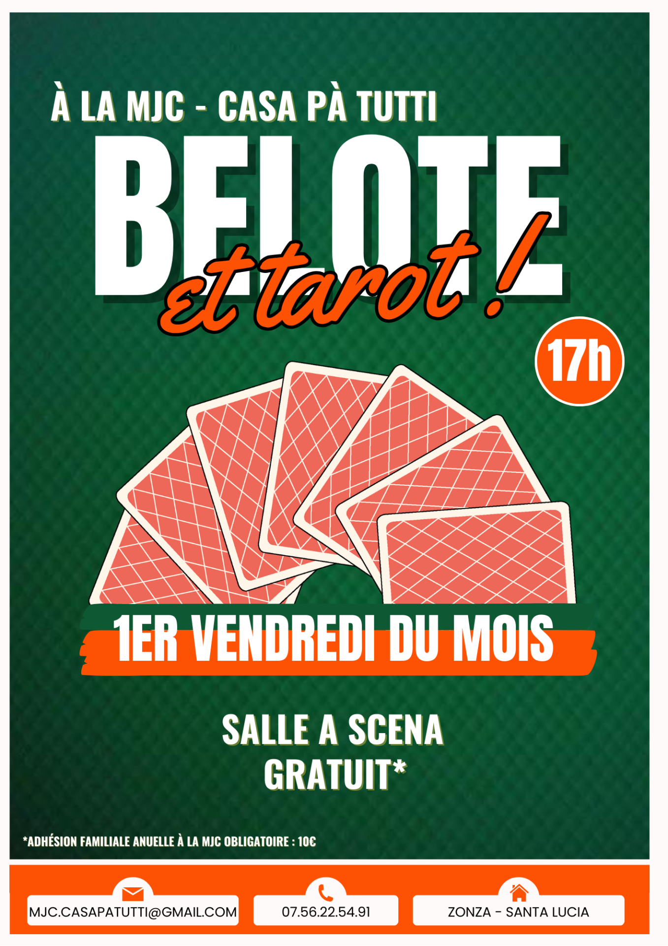 Belote et tarot affiche 1 1